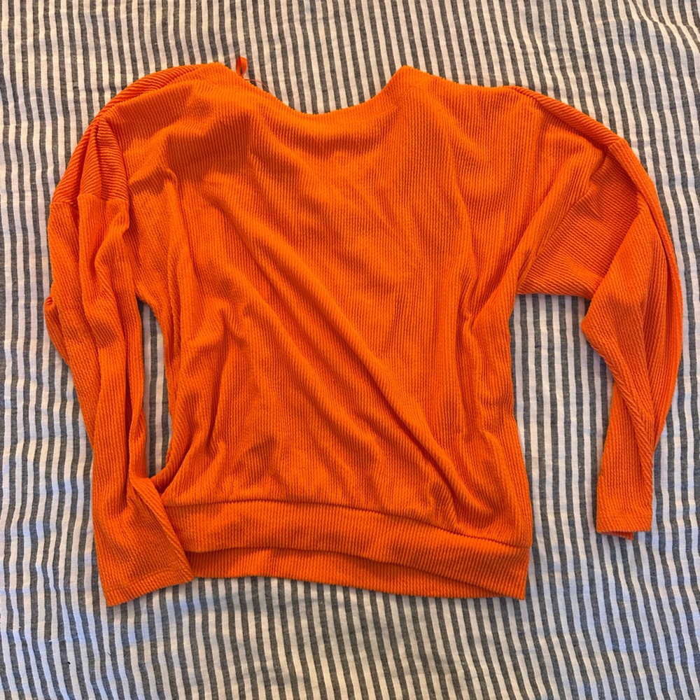 Maeve Anthropologie Bright Orange Knitwear